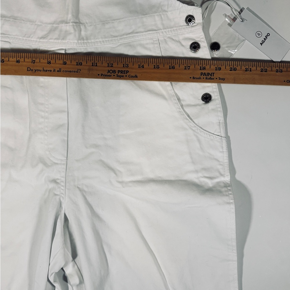 NWT Agapo Kitty Overalls Size M farmcore cottagecore ArtHoe Casual prairiecore - Picture 4 of 6